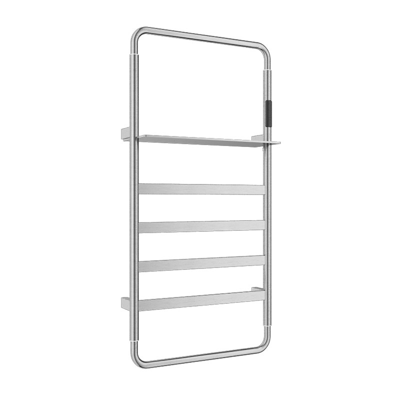 Electric Heater Towel Rack with Storage Shelf